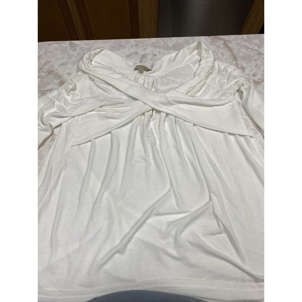 Women’s Pologram blouse size Large White